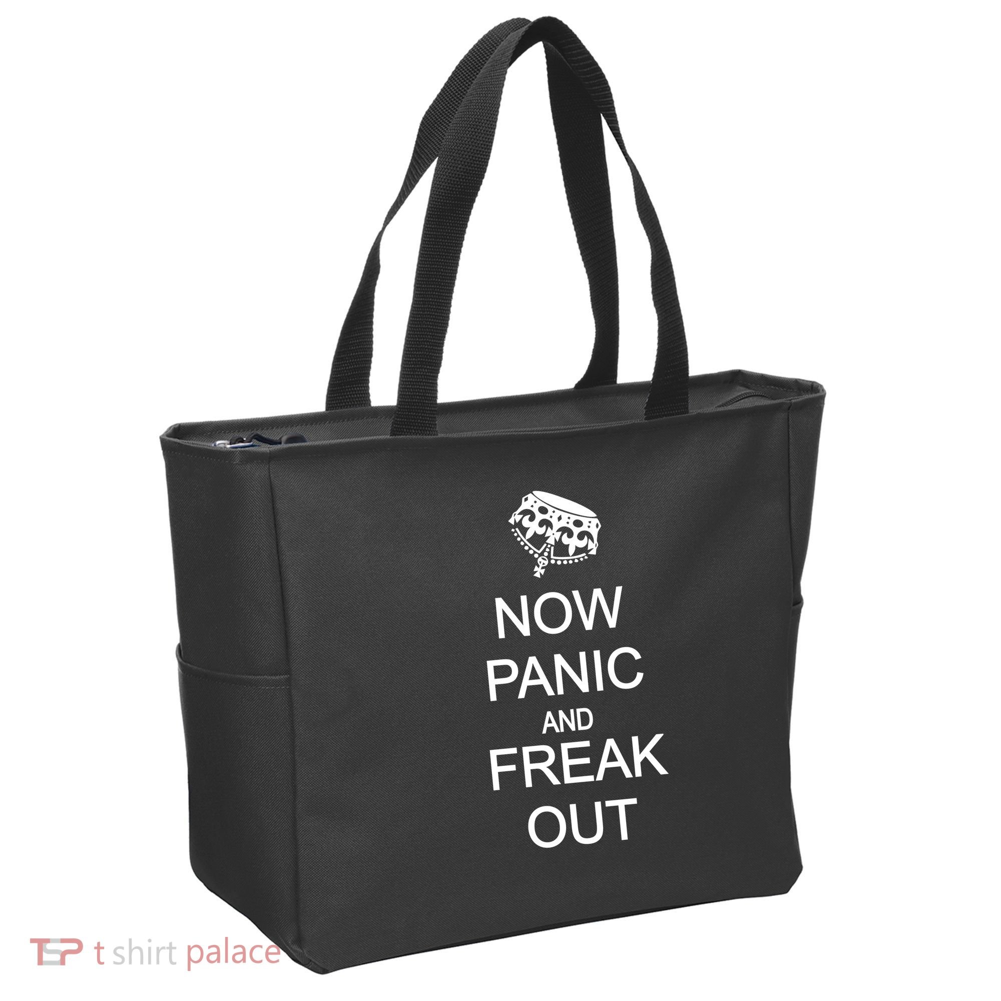 Now Panic and Freak Out Tote Bag