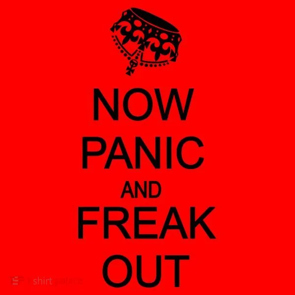 Now Panic and Freak Out Santa Hat