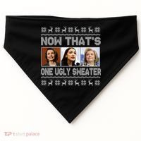 Now That's One Ugly Christmas Sweater USA-Made Doggie Bandana thumb 0