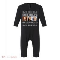Now That's One Ugly Christmas Sweater Infant Fleece One Piece thumb 0