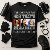 Now That's One Ugly Christmas Sweater Cooling Performance Crew T-Shirt thumb 3