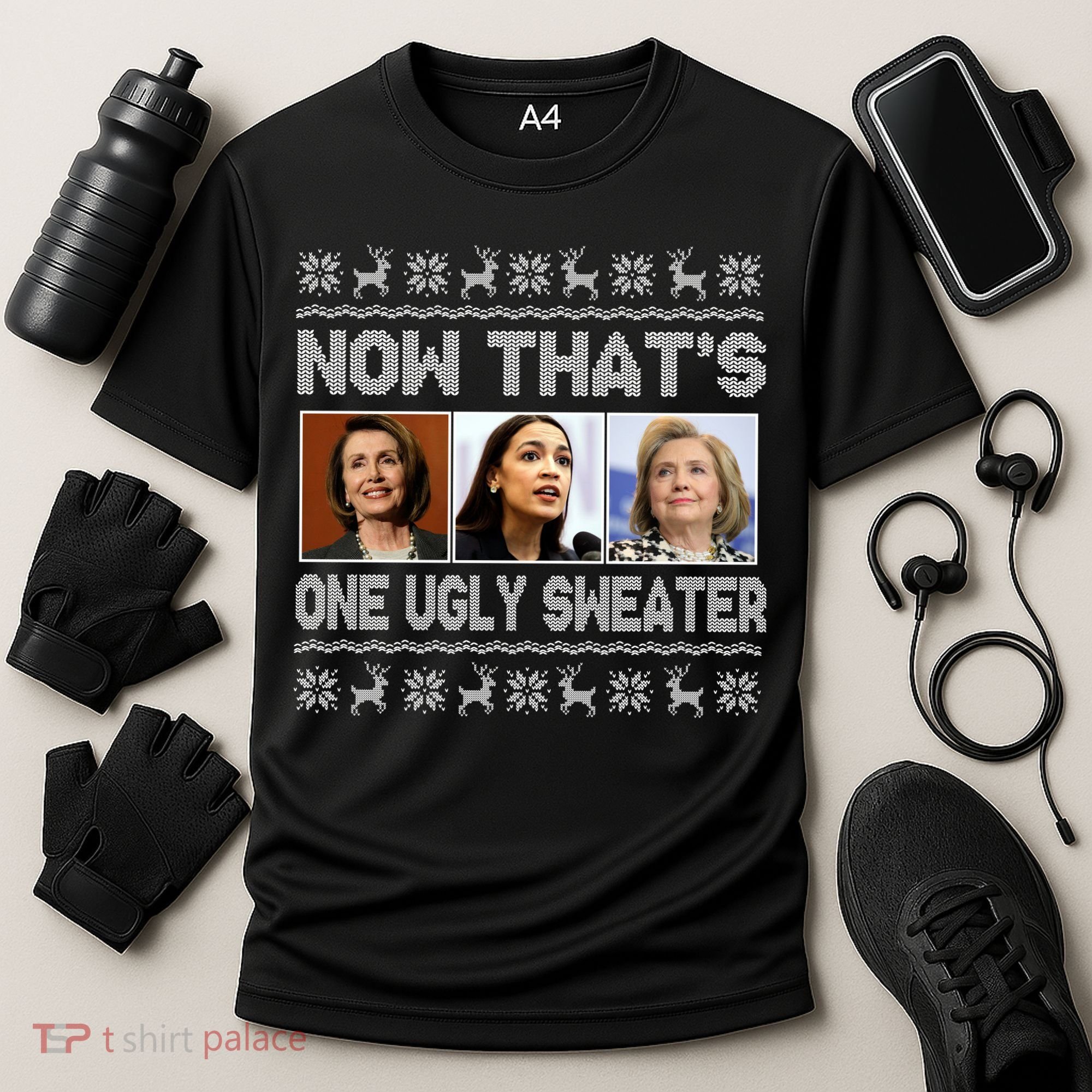 Now That's One Ugly Christmas Sweater Cooling Performance Crew T-Shirt