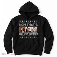 Now That's One Ugly Christmas Sweater Hoodie thumb 0