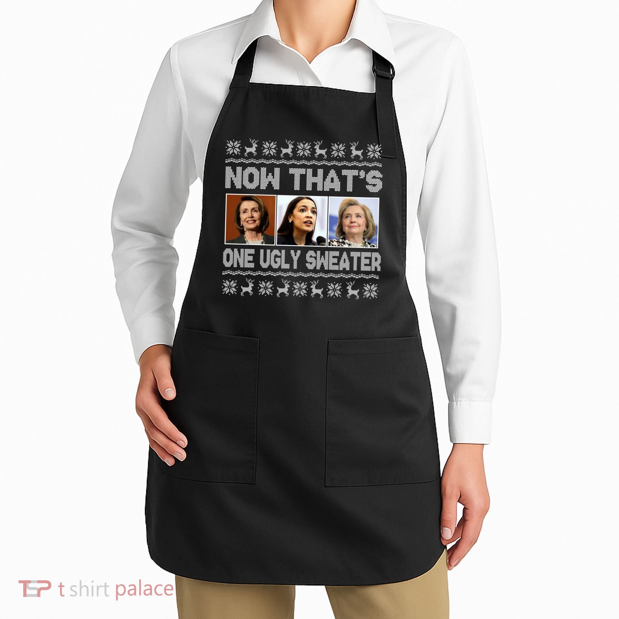 Now That's One Ugly Christmas Sweater Apron