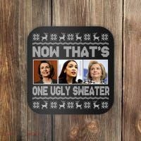 Now That's One Ugly Christmas Sweater Coaster thumb 0