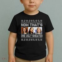 Now That's One Ugly Christmas Sweater Toddler T-Shirt thumb 2