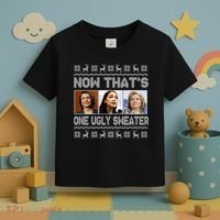 Now That's One Ugly Christmas Sweater Toddler T-Shirt thumb 3