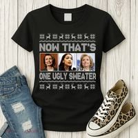 Now That's One Ugly Christmas Sweater Women's T-Shirt thumb 3