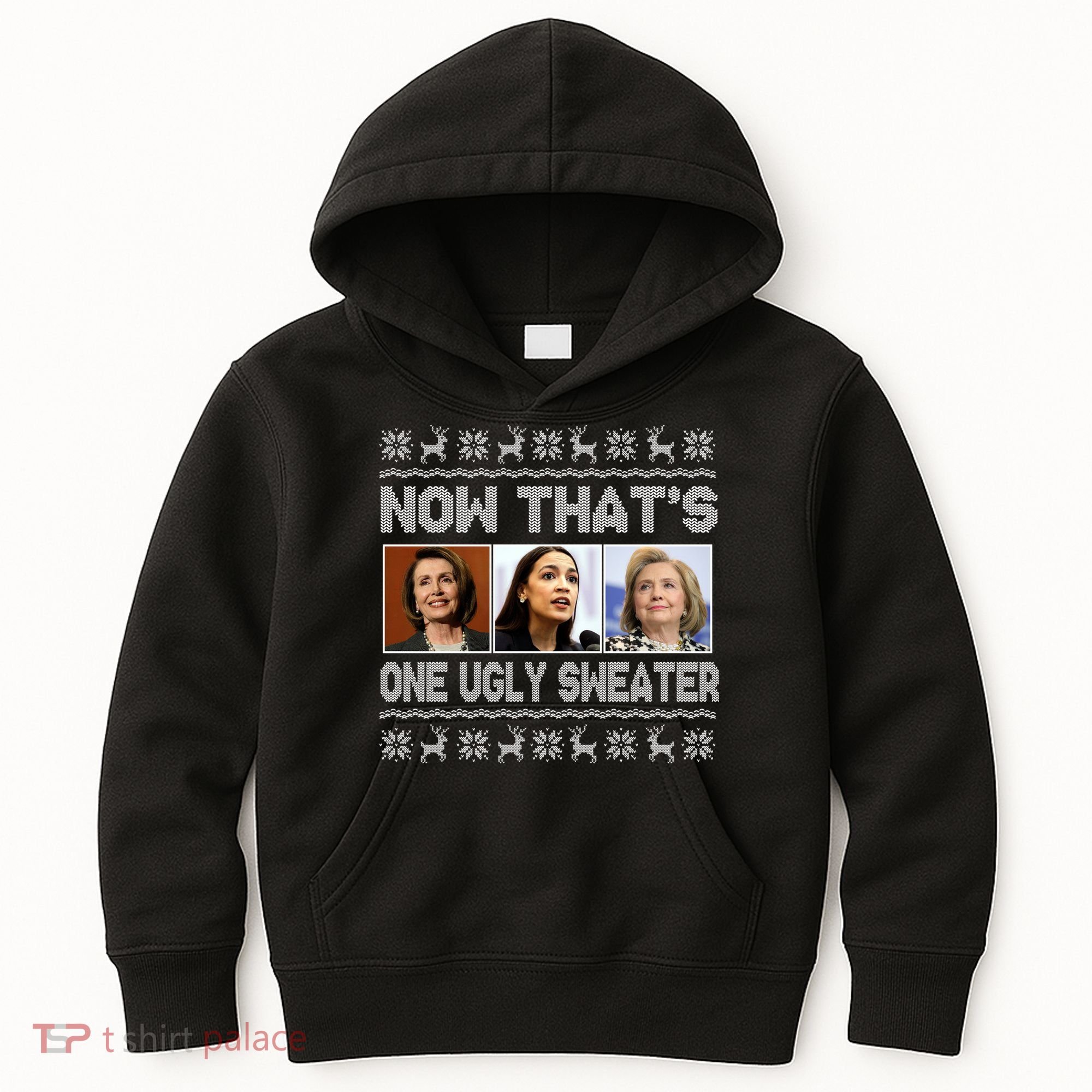 Now That's One Ugly Christmas Sweater Kids Hoodie