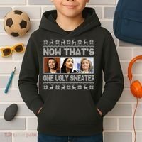 Now That's One Ugly Christmas Sweater Kids Hoodie thumb 2