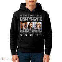 Now That's One Ugly Christmas Sweater Kids Hoodie thumb 4