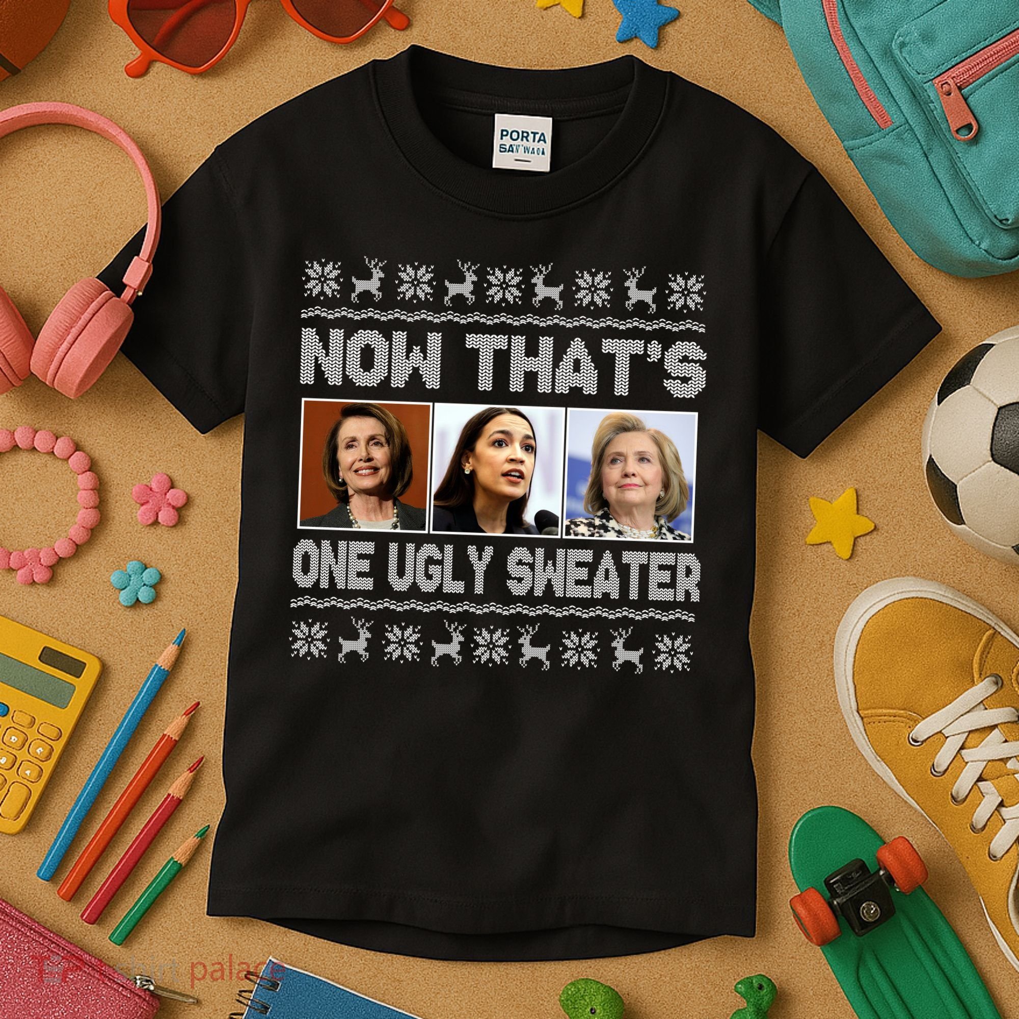 Now That's One Ugly Christmas Sweater Kids T-Shirt