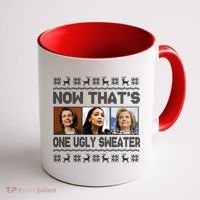 Now That's One Ugly Christmas Sweater Coffee Mug thumb 1