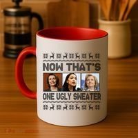 Now That's One Ugly Christmas Sweater Coffee Mug thumb 4