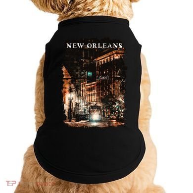 New Orleans Watercolor Doggie Tank
