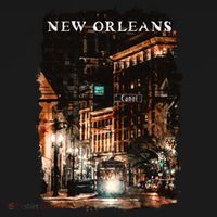 New Orleans Watercolor T-Shirt thumb 7