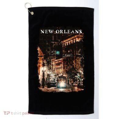 New Orleans Watercolor Golf Towel