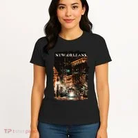 New Orleans Watercolor Women's T-Shirt thumb 4
