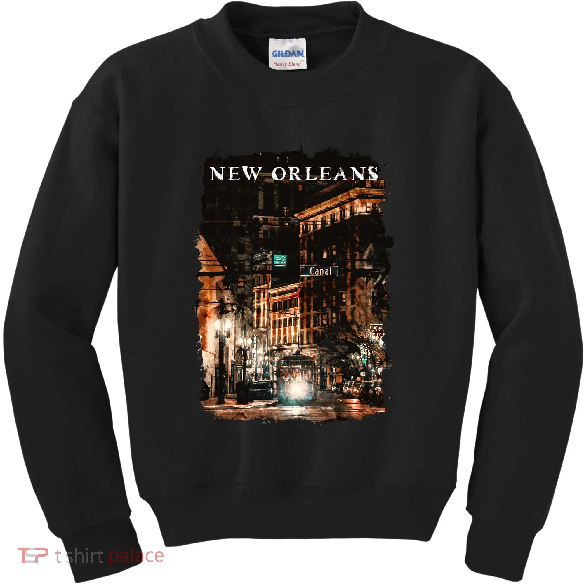 New Orleans Watercolor Kids Sweatshirt