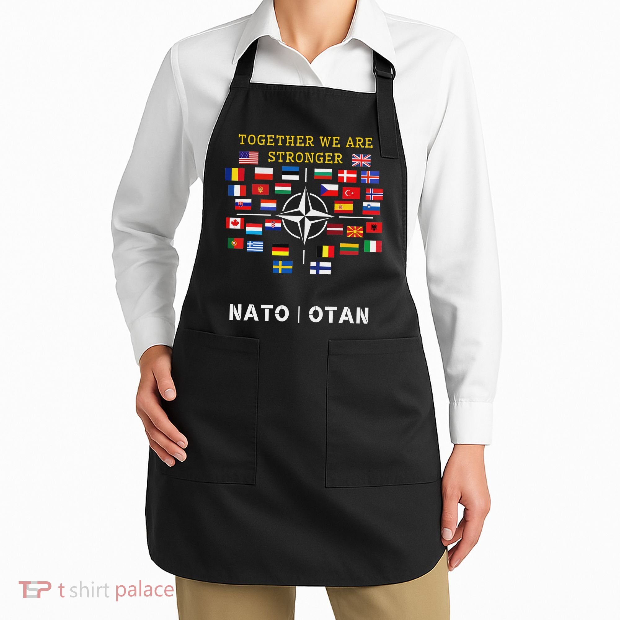 Nato Otan With Finland And Sweden Together We Are Stronger Apron