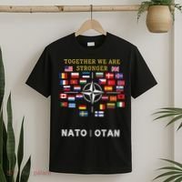 Nato Otan With Finland And Sweden Together We Are Stronger T-Shirt thumb 2