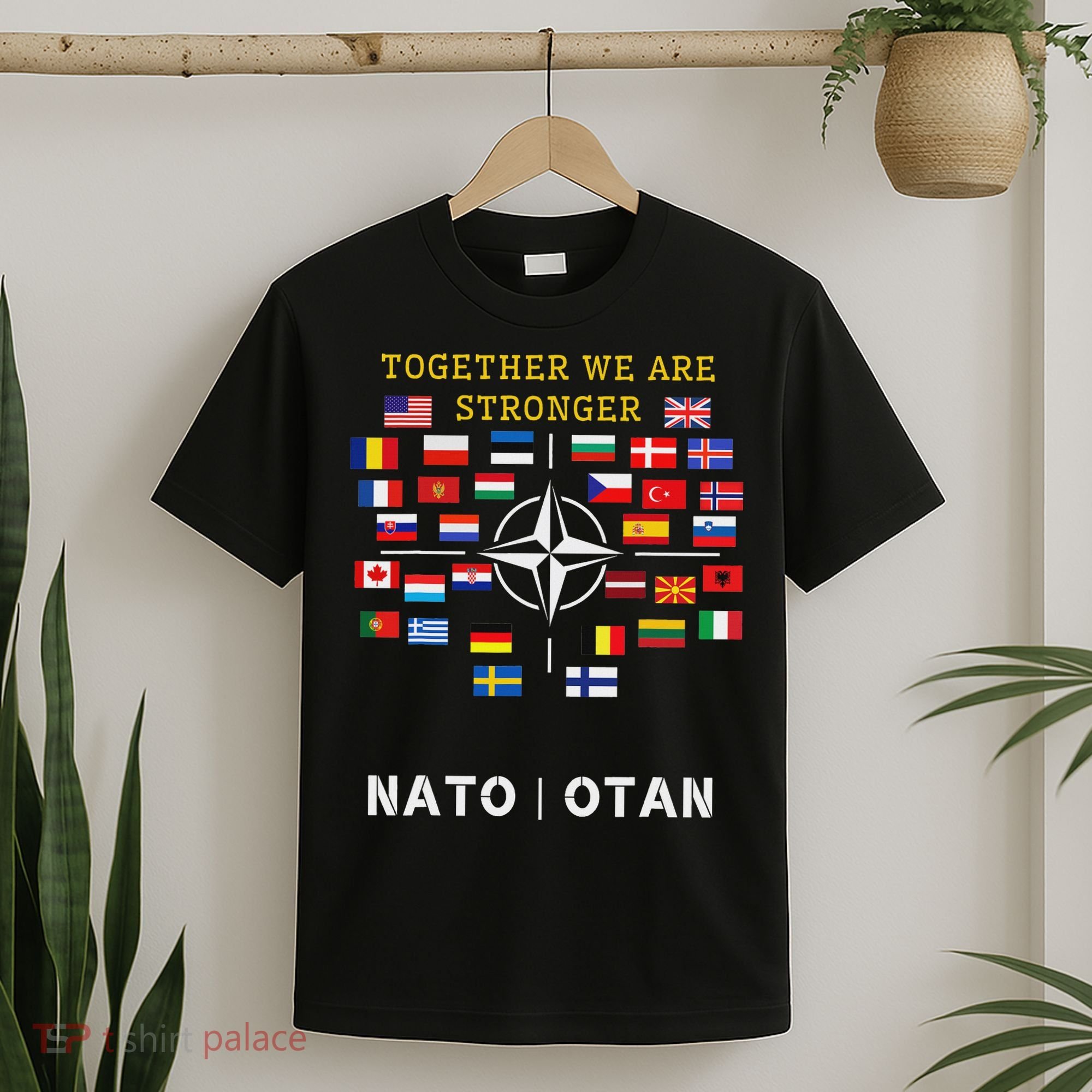 Nato Otan With Finland And Sweden Together We Are Stronger T-Shirt