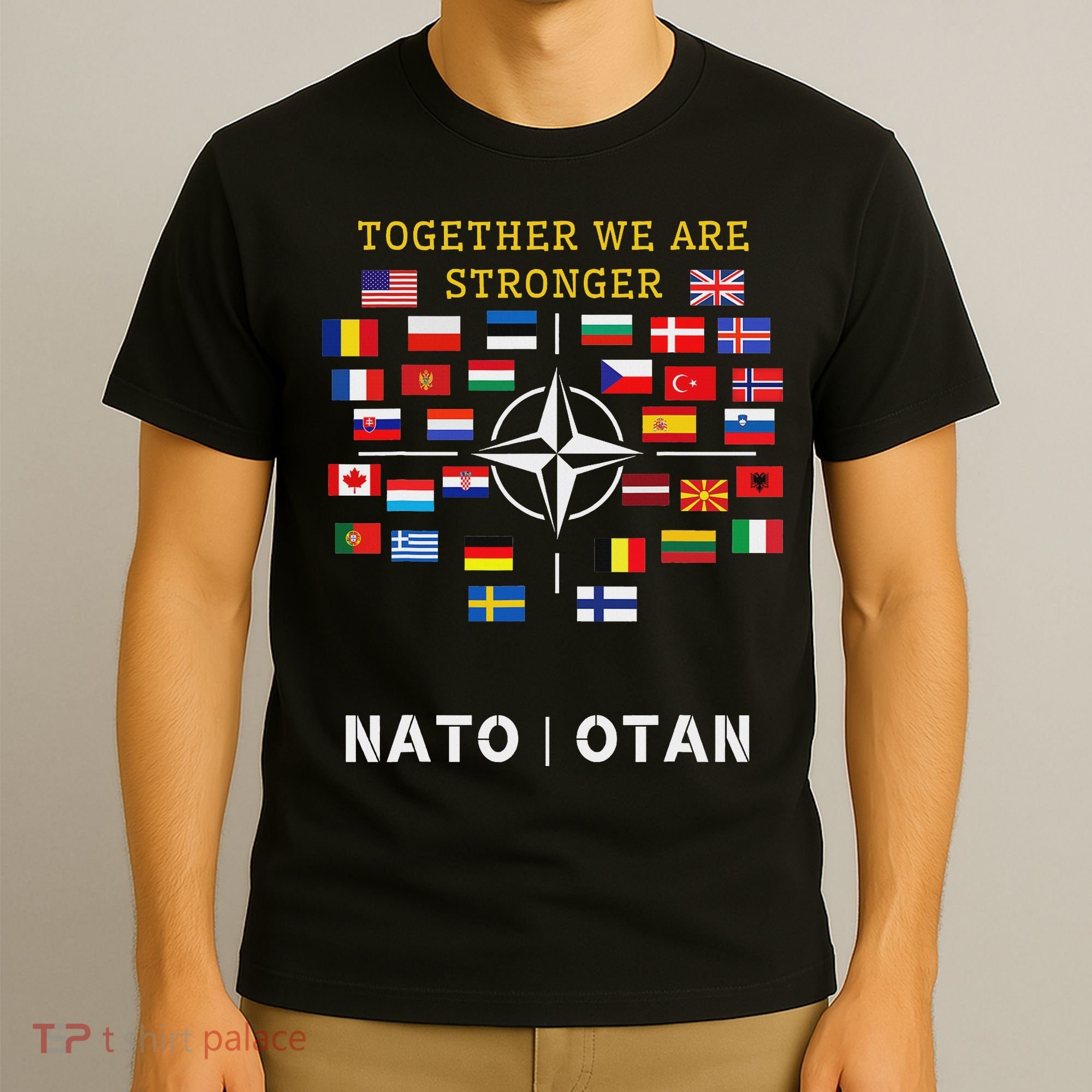 Nato Otan With Finland And Sweden Together We Are Stronger T-Shirt