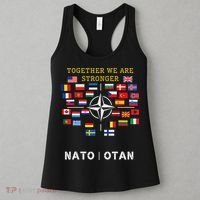 Nato Otan With Finland And Sweden Together We Are Stronger Women's Tank Top thumb 3