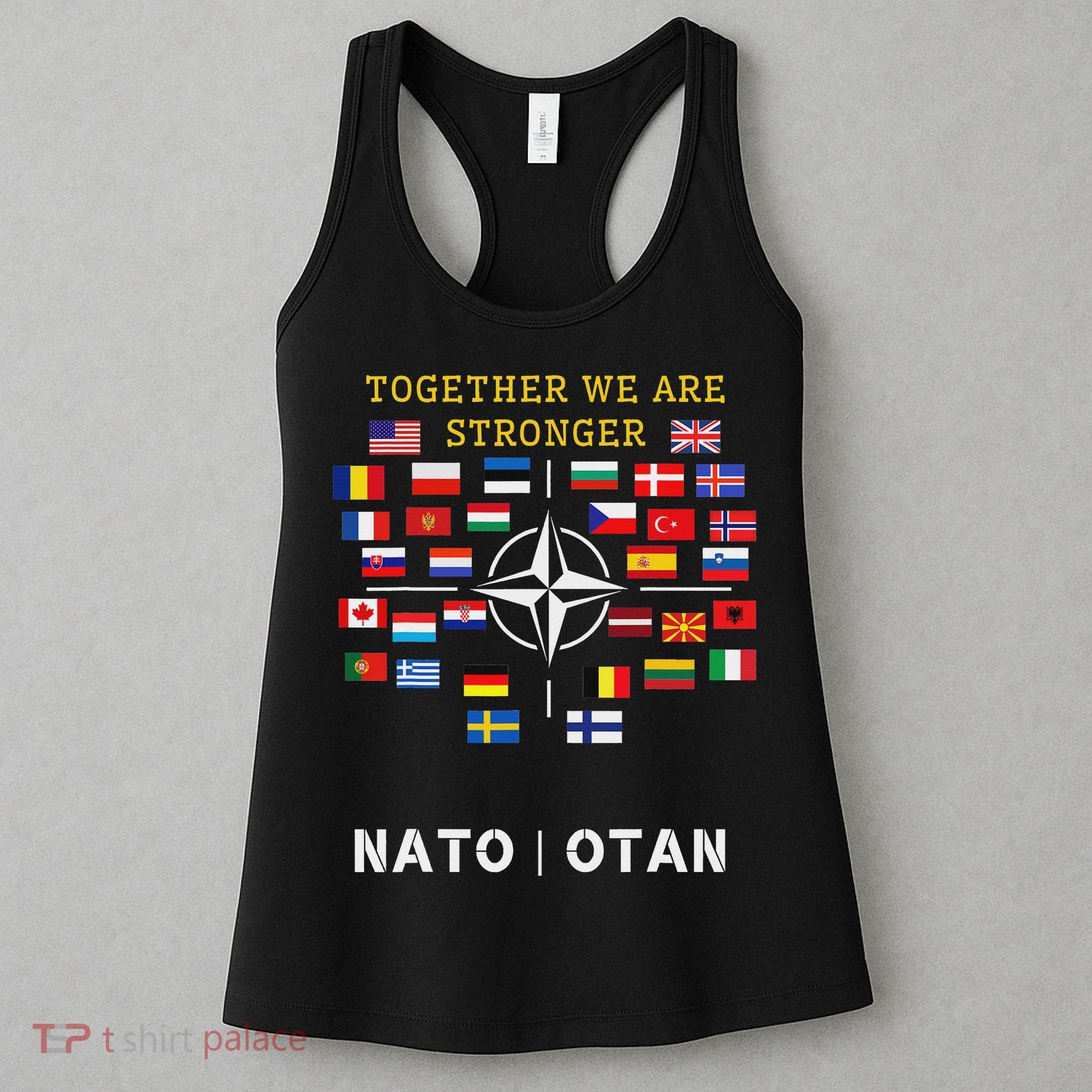 Nato Otan With Finland And Sweden Together We Are Stronger Women's Tank Top