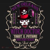 New Orleans Witch Doctor Dr Facilier Villain Women's Hoodie thumb 2