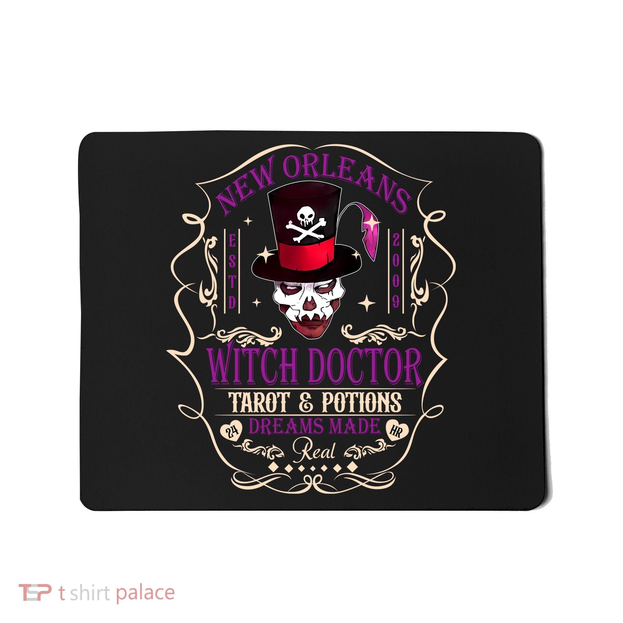 New Orleans Witch Doctor Dr Facilier Villain Mousepad