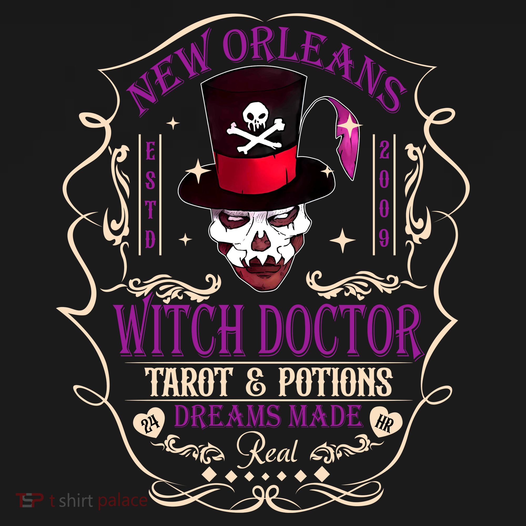 New Orleans Witch Doctor Dr Facilier Villain Women's Tank Top