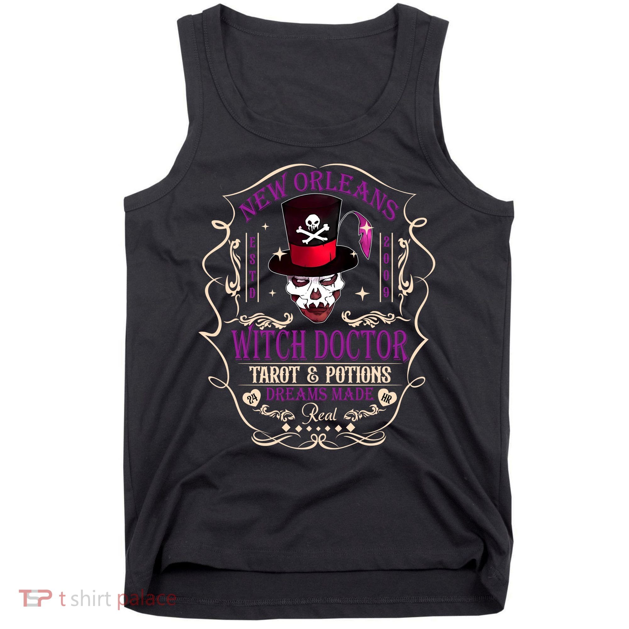 New Orleans Witch Doctor Dr Facilier Villain Tank Top