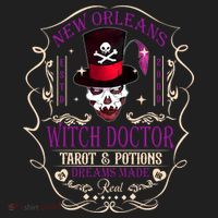 New Orleans Witch Doctor Dr Facilier Villain Golf Towel thumb 3