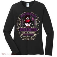 New Orleans Witch Doctor Dr Facilier Villain Women's Long Sleeve Shirt thumb 0