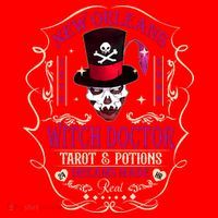 New Orleans Witch Doctor Dr Facilier Villain Santa Hat thumb 1