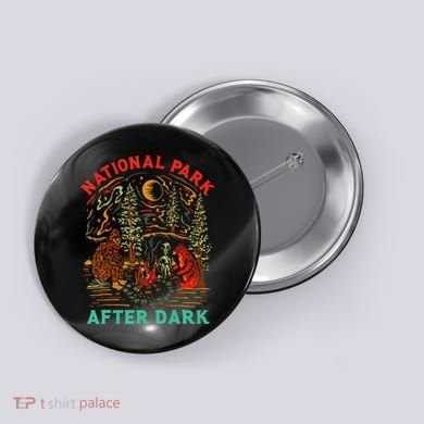 National Park After Dark Funny Button