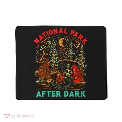 National Park After Dark Funny Mousepad