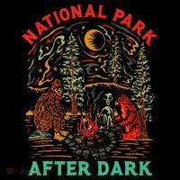 National Park After Dark Funny Mousepad thumb 1