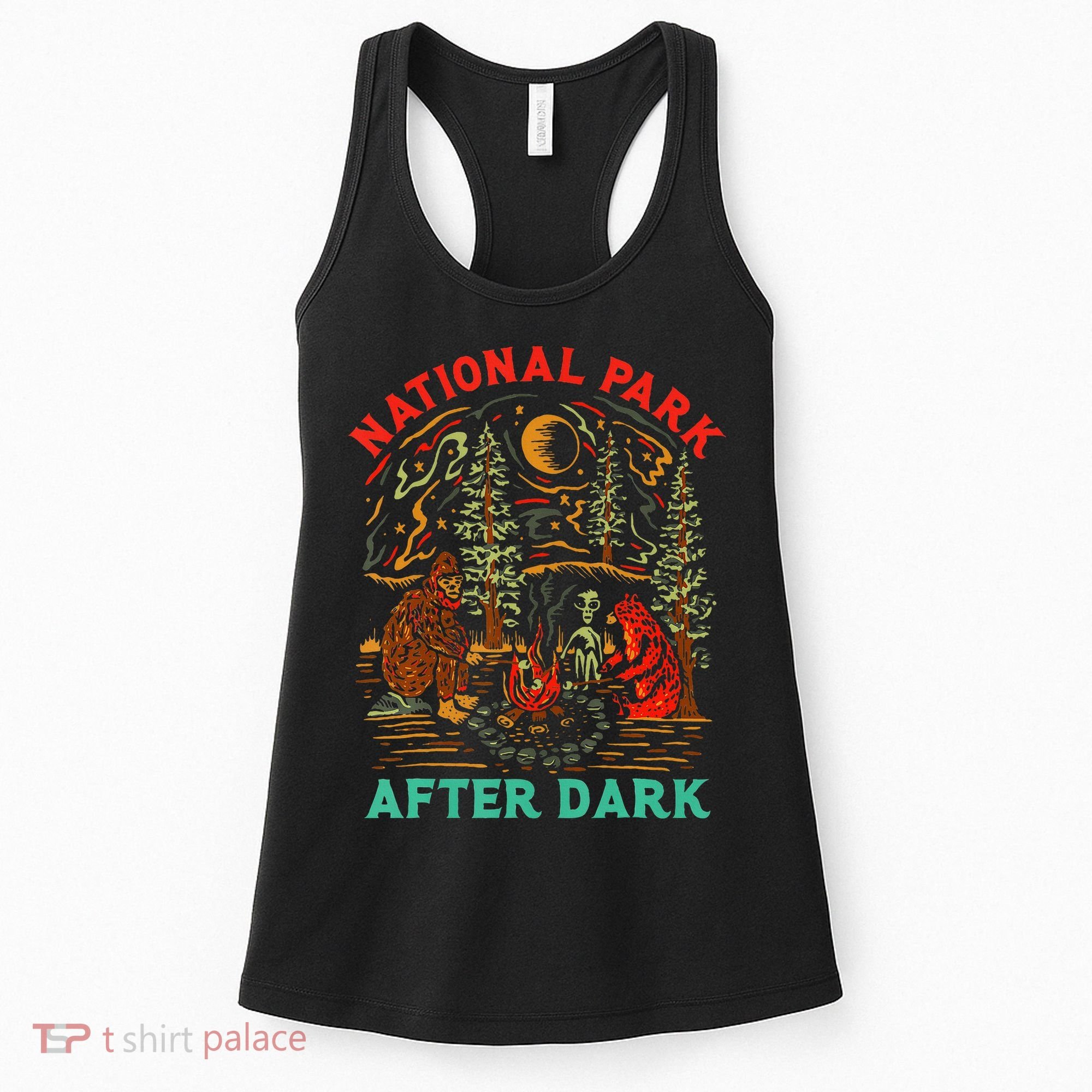 National Park After Dark Funny Women's Tank Top