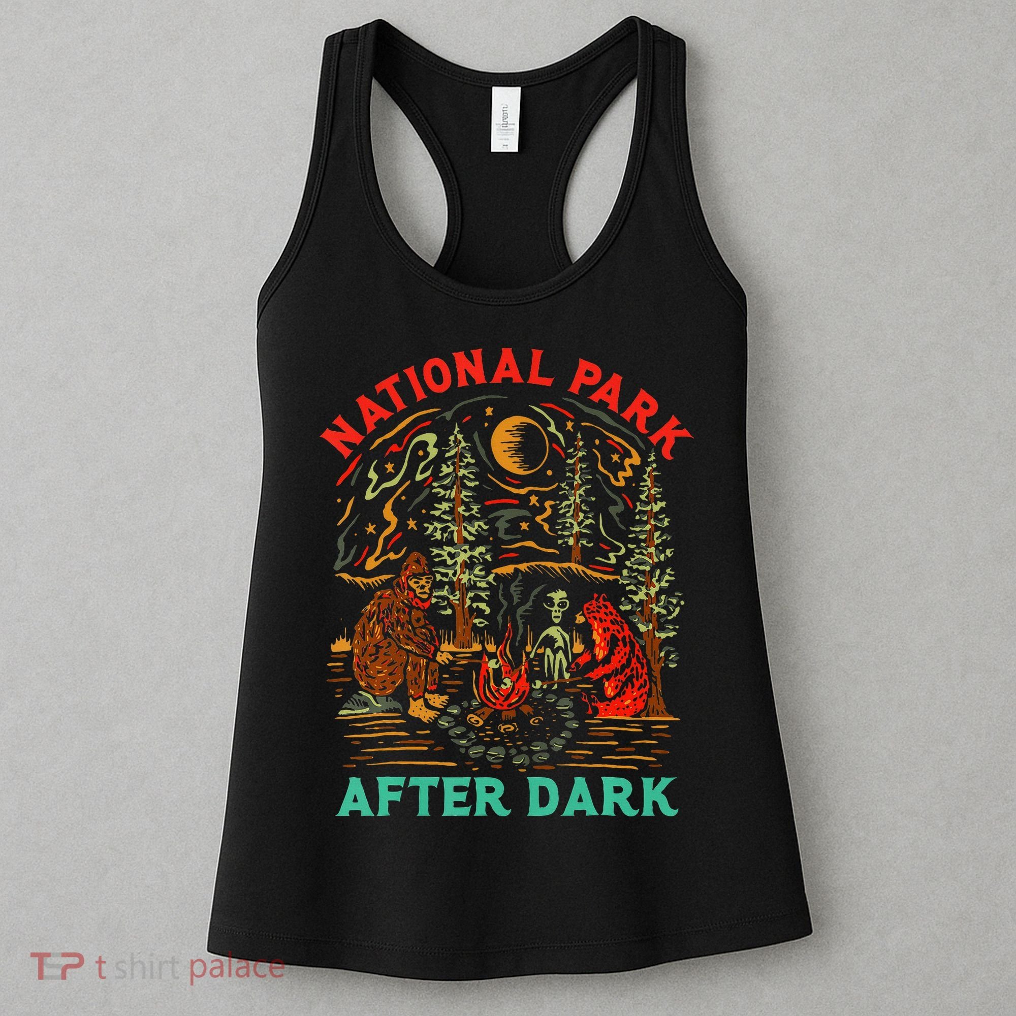 National Park After Dark Funny Women's Tank Top