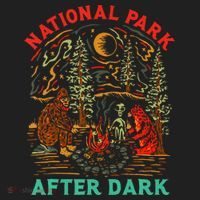 National Park After Dark Funny Hat thumb 2