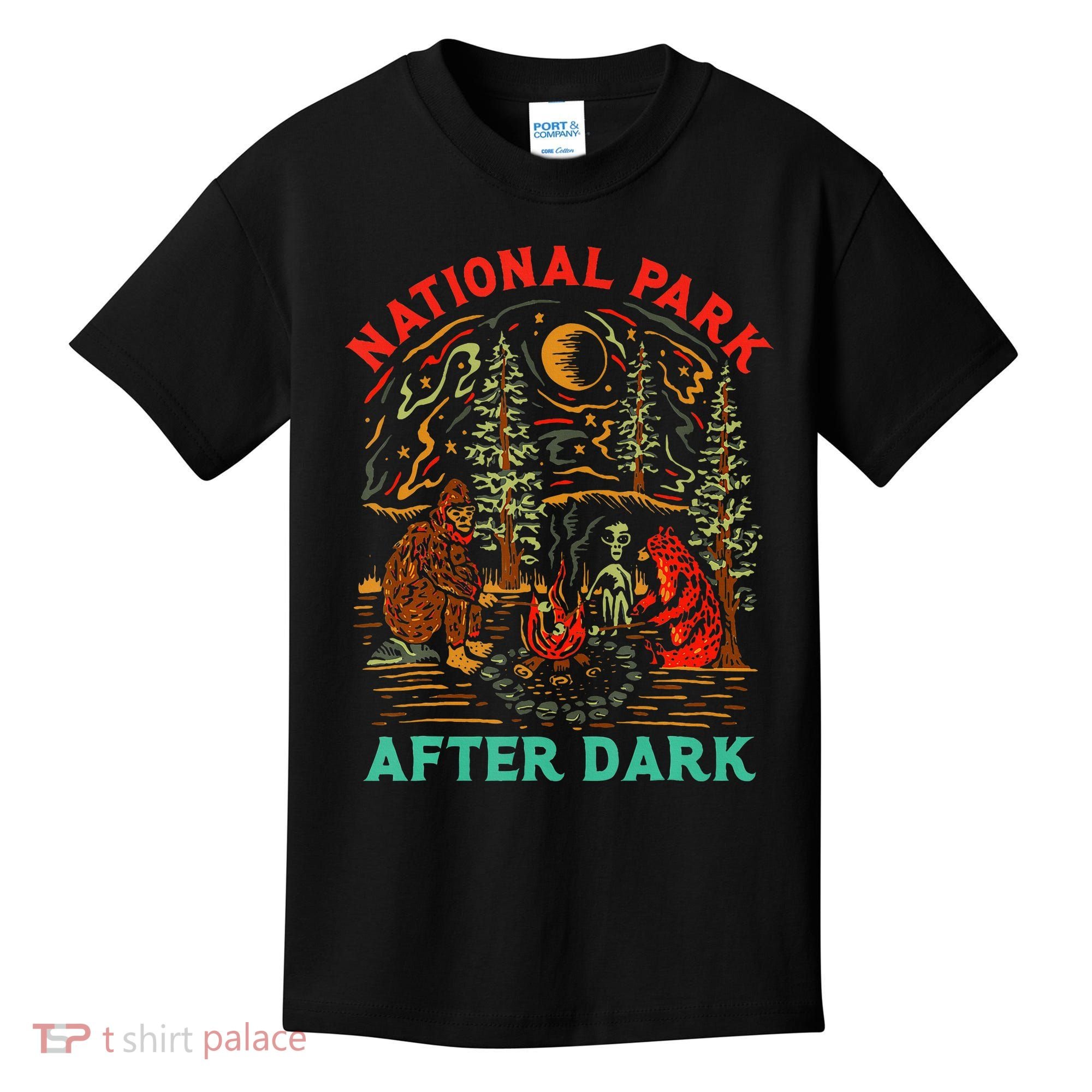 National Park After Dark Funny Kids T-Shirt