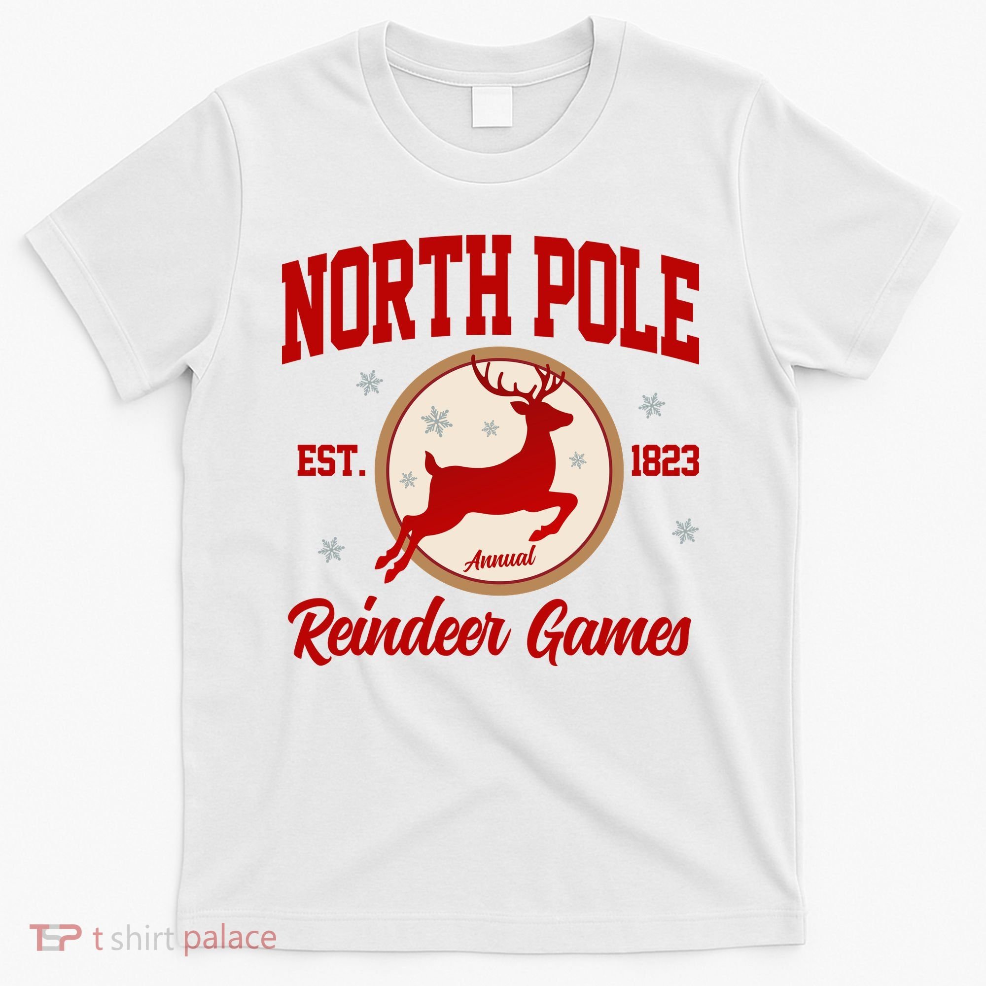North Pole Annual Reindeer Games Vintage T-Shirt