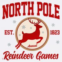 North Pole Annual Reindeer Games Vintage T-Shirt thumb 7