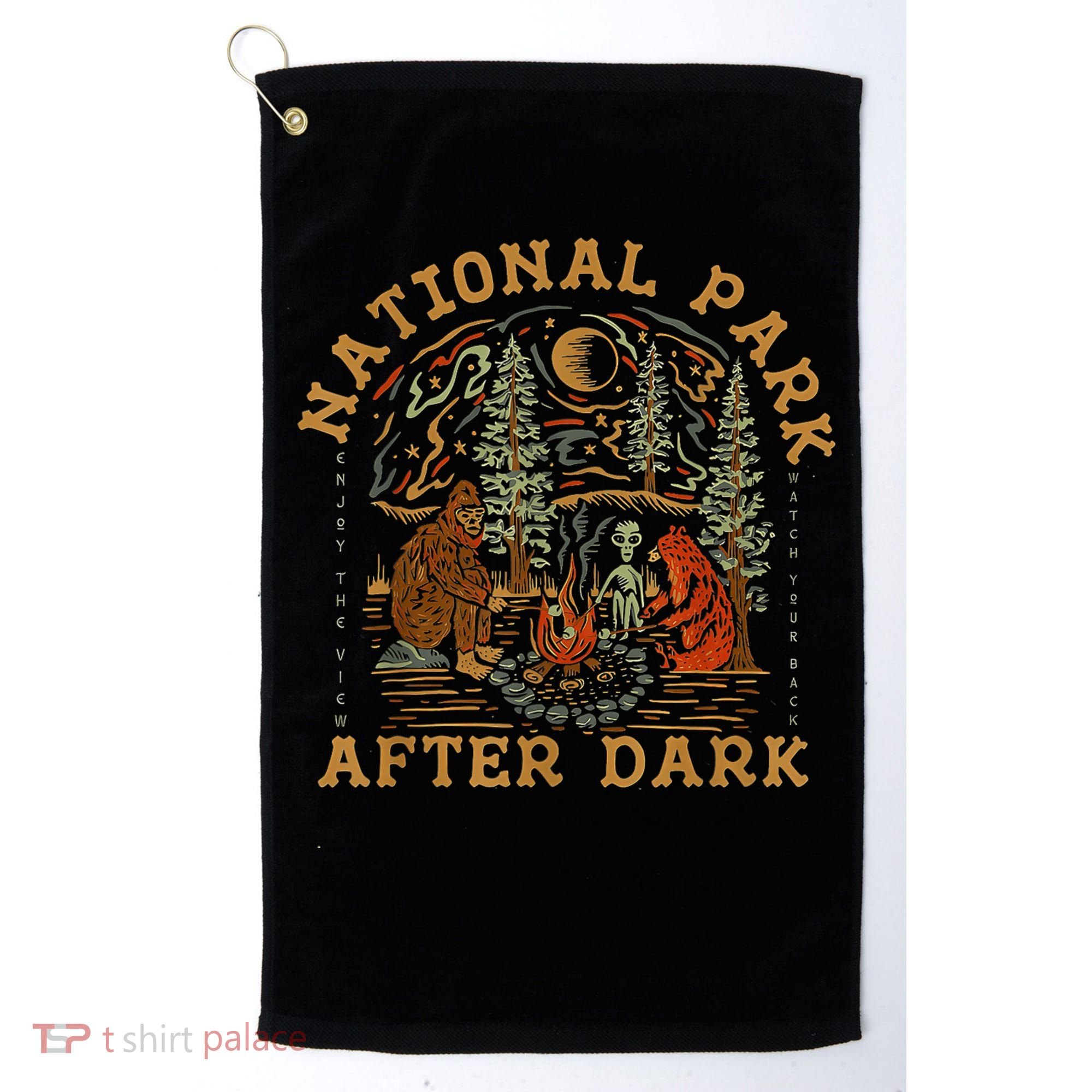 National Park After Dark Golf Towel