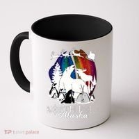 North Pole Alaska Aurora Borealis Christmas Town Souvenir Gift Coffee Mug thumb 0