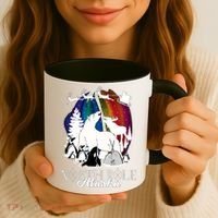 North Pole Alaska Aurora Borealis Christmas Town Souvenir Gift Coffee Mug thumb 3