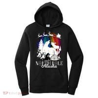 North Pole Alaska Aurora Borealis Christmas Town Souvenir Gift Women's Hoodie thumb 0