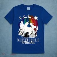 North Pole Alaska Aurora Borealis Christmas Town Souvenir Gift T-Shirt thumb 5